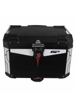 GP Kompozit Universal 57 lt Alüminyum Motosiklet Çantası Siyah