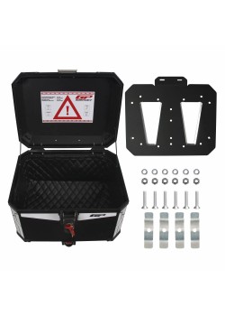 GP Kompozit Universal 57 lt Alüminyum Motosiklet Çantası Siyah GP Kompozit Universal 57 lt Alüminyum Motosiklet Çantası Siyah