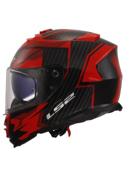 LS2 STORM 2 TRACKER SİYAH-KIRMIZI KASK LS2 STORM 2 TRACKER SİYAH-KIRMIZI KASK