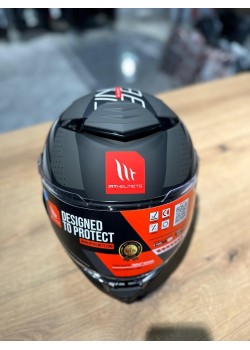 MT Thunder 4 Luminence D1 Mat Siyah Kask