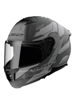 LS2 STREAM 2 SHADOW MAT TITANIUM-GRİ KASK