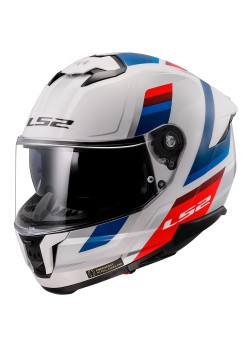 LS2 STREAM 2 VINTAGE BEYAZ-MAVİ-KIRMIZI KASK LS2 STREAM 2 VINTAGE BEYAZ-MAVİ-KIRMIZI KASK