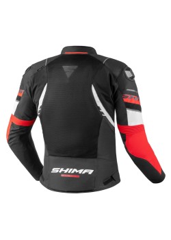 Shima Mesh Pro 2.0 Korumalı Motosiklet Montu Siyah / Beyaz / Kırmızı Shima Mesh Pro 2.0 Korumalı Motosiklet Montu Siyah / Beyaz / Kırmızı