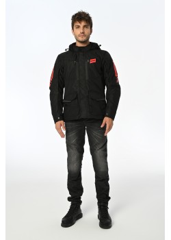 LS2 METROPOLIS EVO MONT SİYAH-KIRMIZI