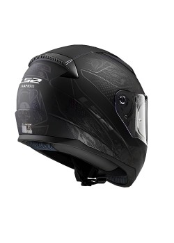 LS2 RAPID 2 CRYPT MAT SİYAH KASK