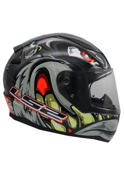 LS2 RAPID 2 SPOX GRİ-KIRMIZI KASK LS2 RAPID 2 SPOX GRİ-KIRMIZI KASK