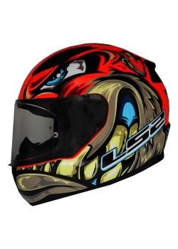 LS2 RAPID 2 SPOX KIRMIZI-GRİ KASK LS2 RAPID 2 SPOX KIRMIZI-GRİ KASK