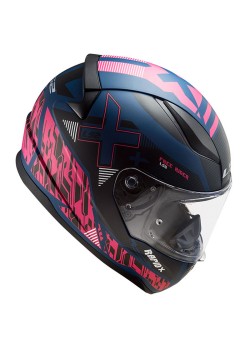 LS2 RAPID 2 XTREET MAT MAVİ-MOR KASK
