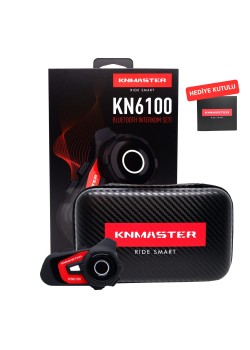 Knmaster KN6100 Motosiklet Kask İnterkom Bluetooth Intercom Kulaklık Seti